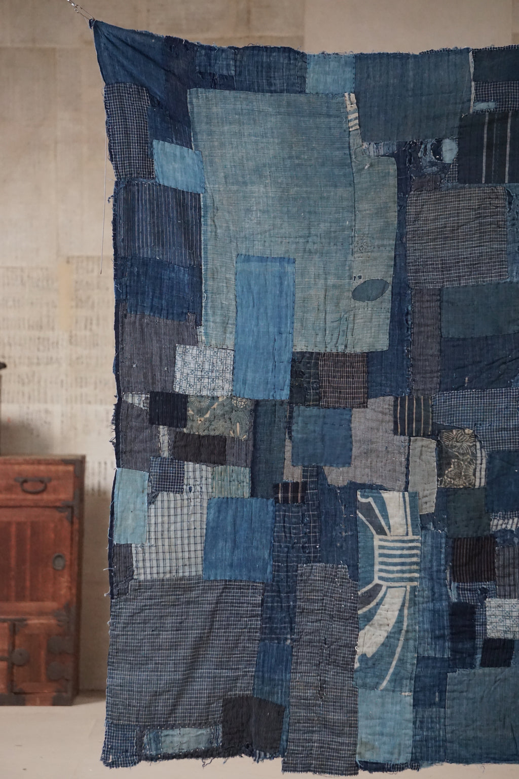 Antique Japanese Boro Textile, Late 19th Century