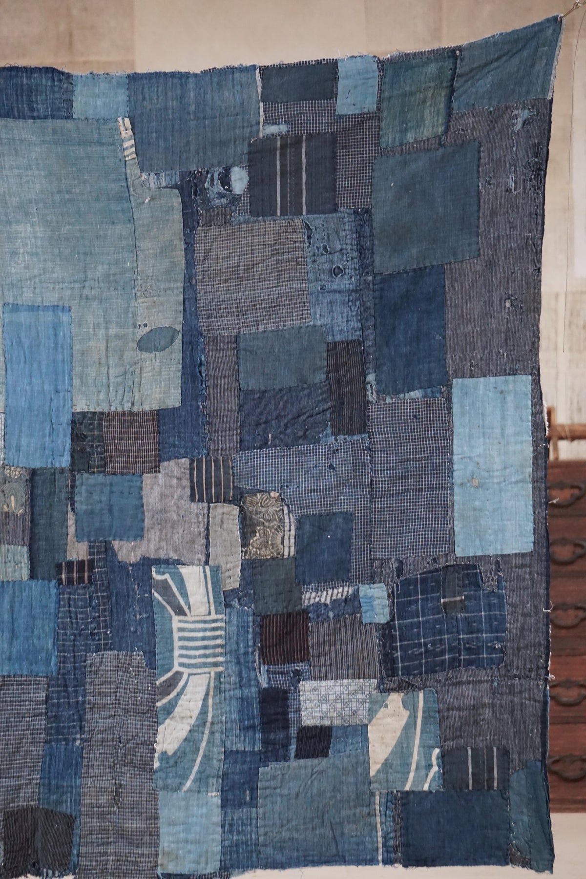 Antique Japanese Boro Textile, Late 19th Century