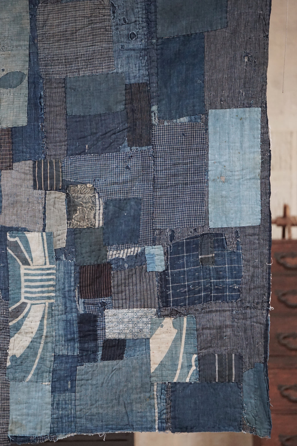 Antique Japanese Boro Textile, Late 19th Century