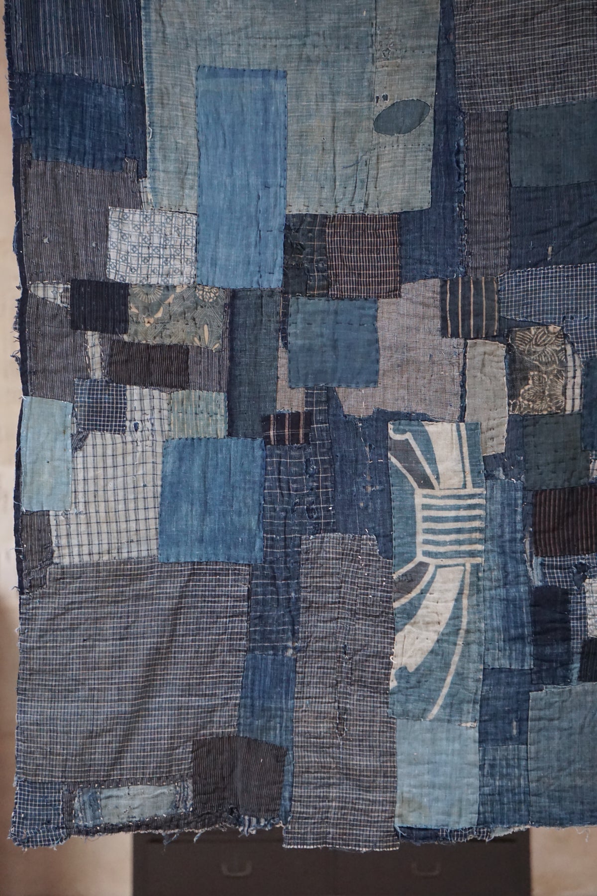 Antique Japanese Boro Textile, Late 19th Century