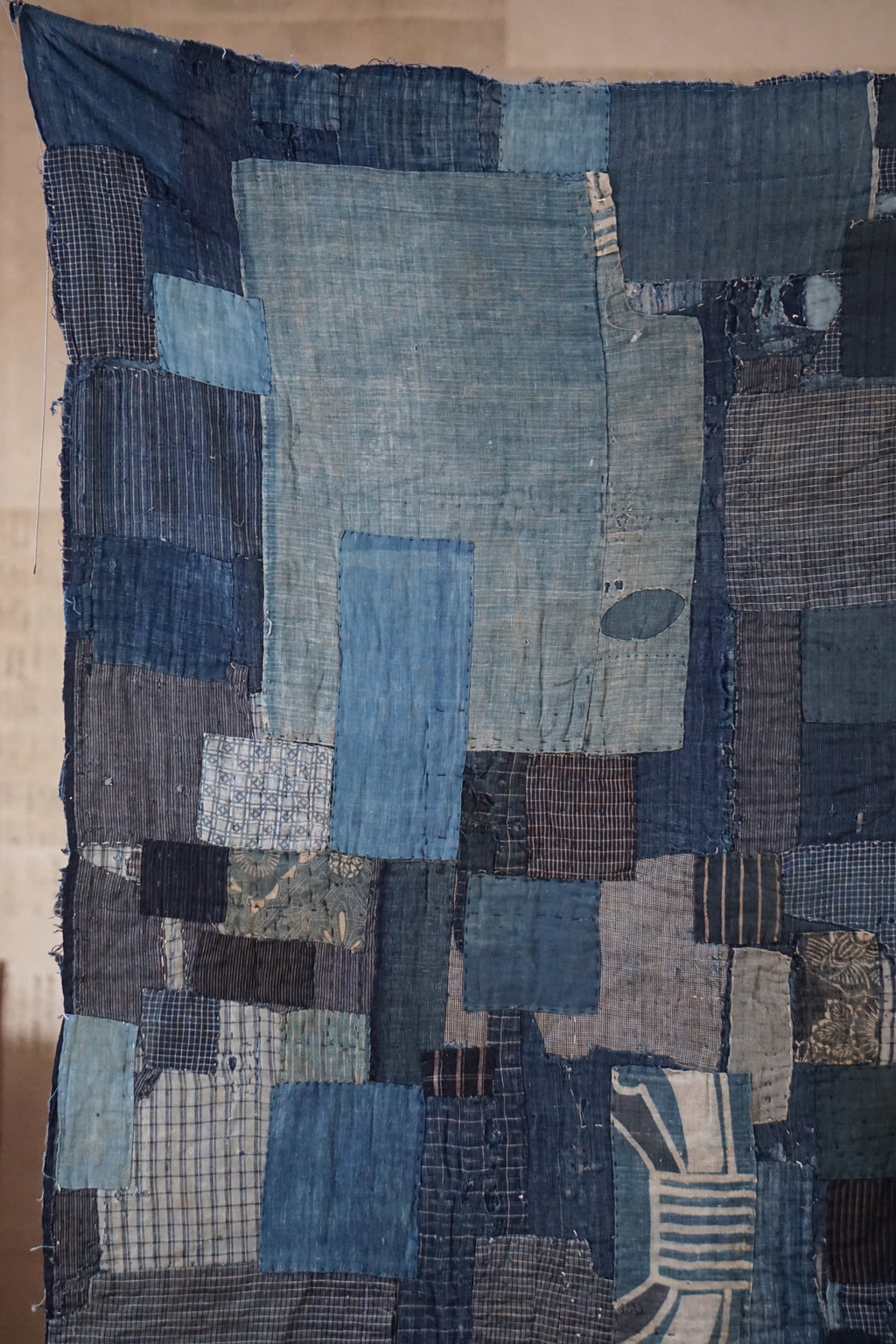 Antique Japanese Boro Textile, Late 19th Century
