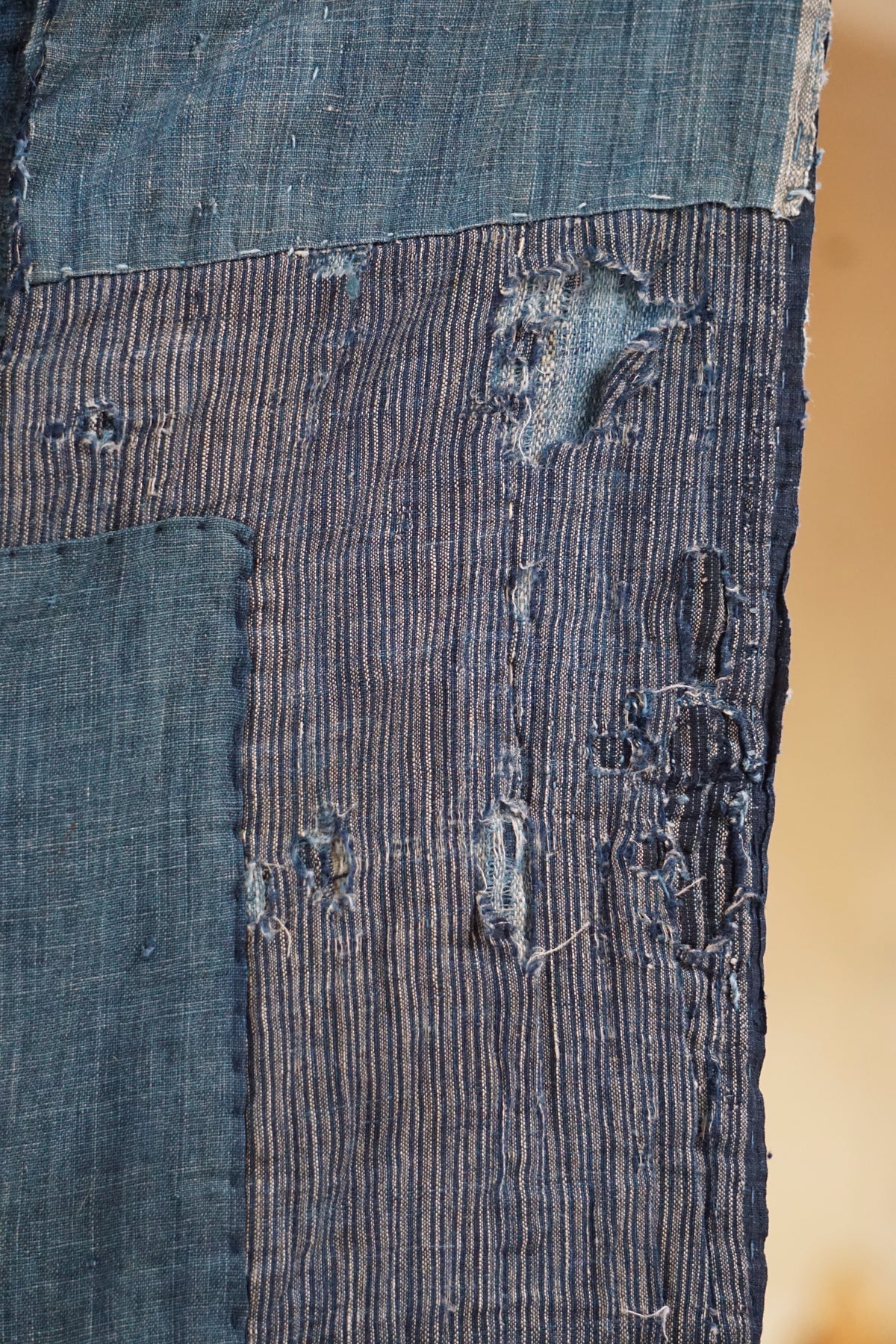 Antique Japanese Boro Textile, Late 19th Century