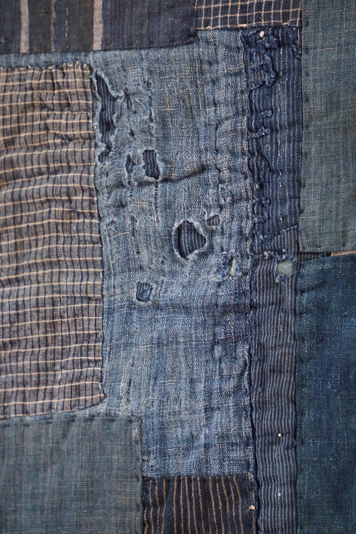 Antique Japanese Boro Textile, Late 19th Century
