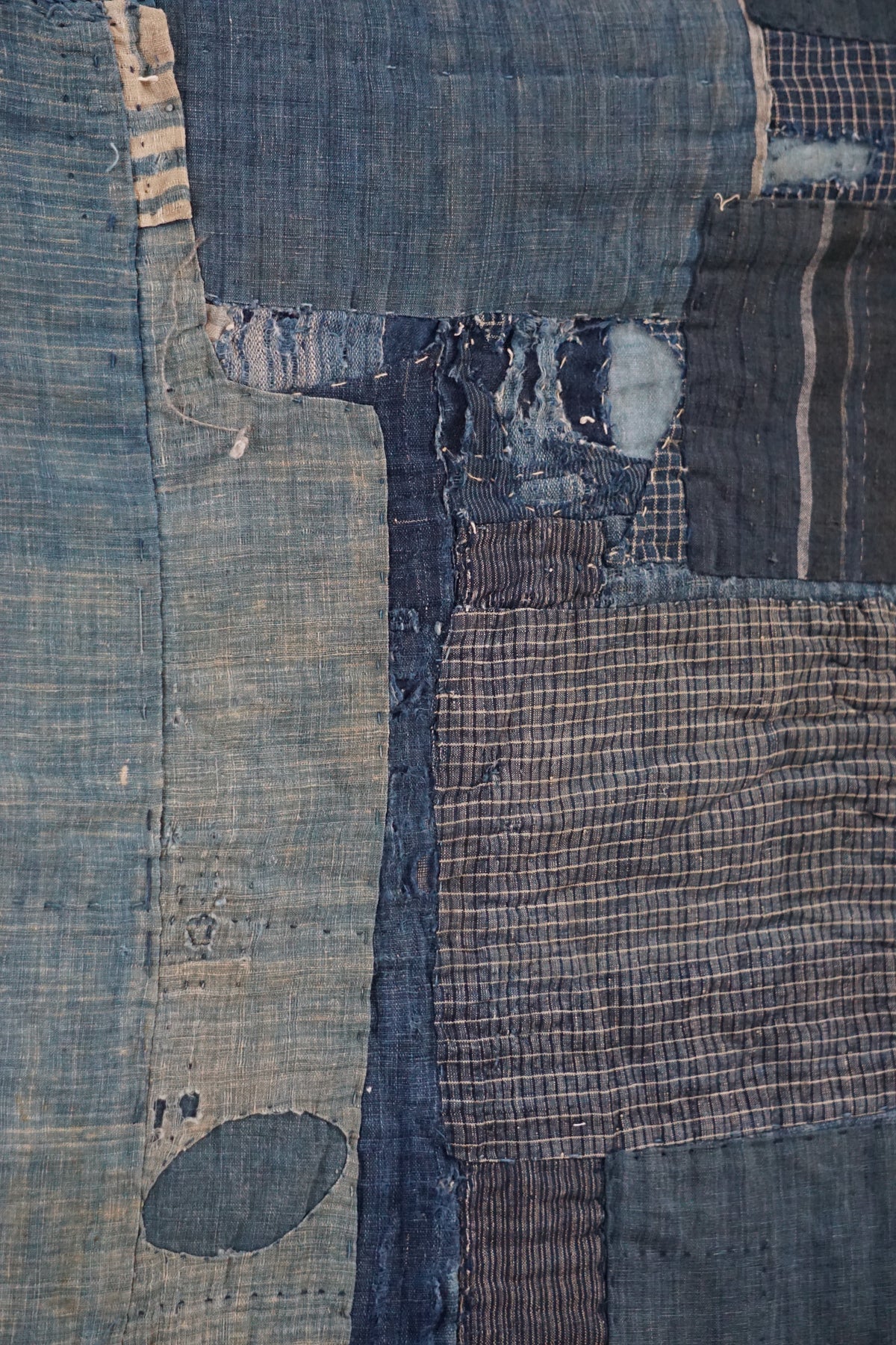 Antique Japanese Boro Textile, Late 19th Century