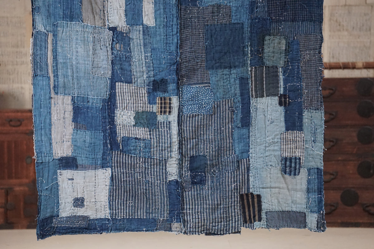 Antique Japanese Boro Textile, Late 19th Century