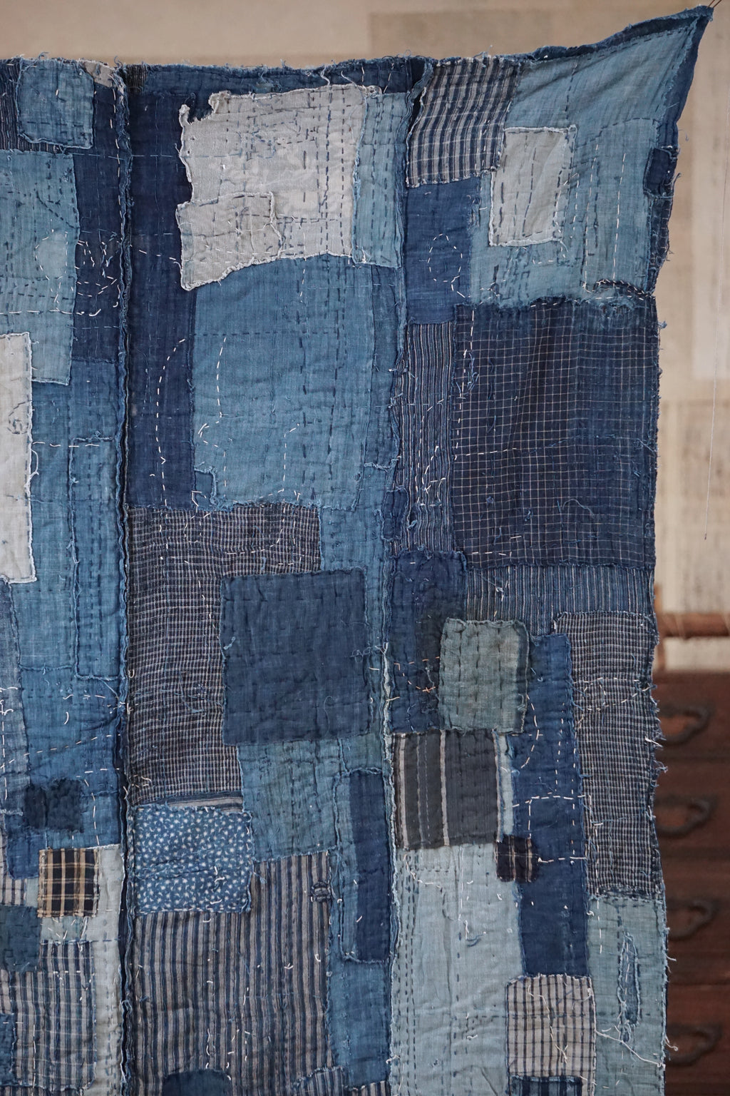 Antique Japanese Boro Textile, Late 19th Century