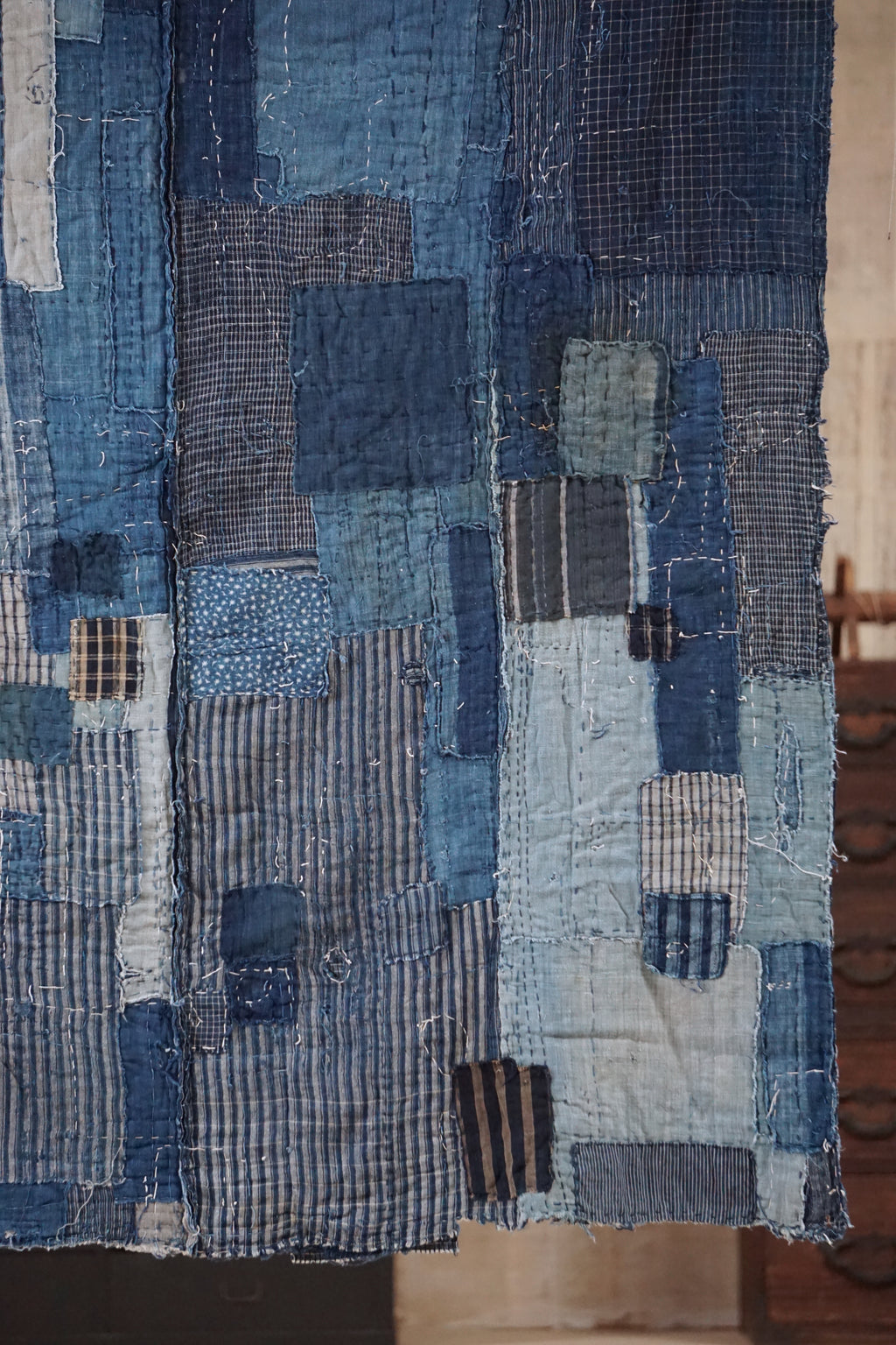 Antique Japanese Boro Textile, Late 19th Century
