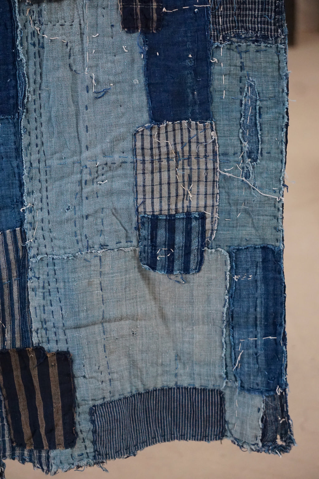 Antique Japanese Boro Textile, Late 19th Century