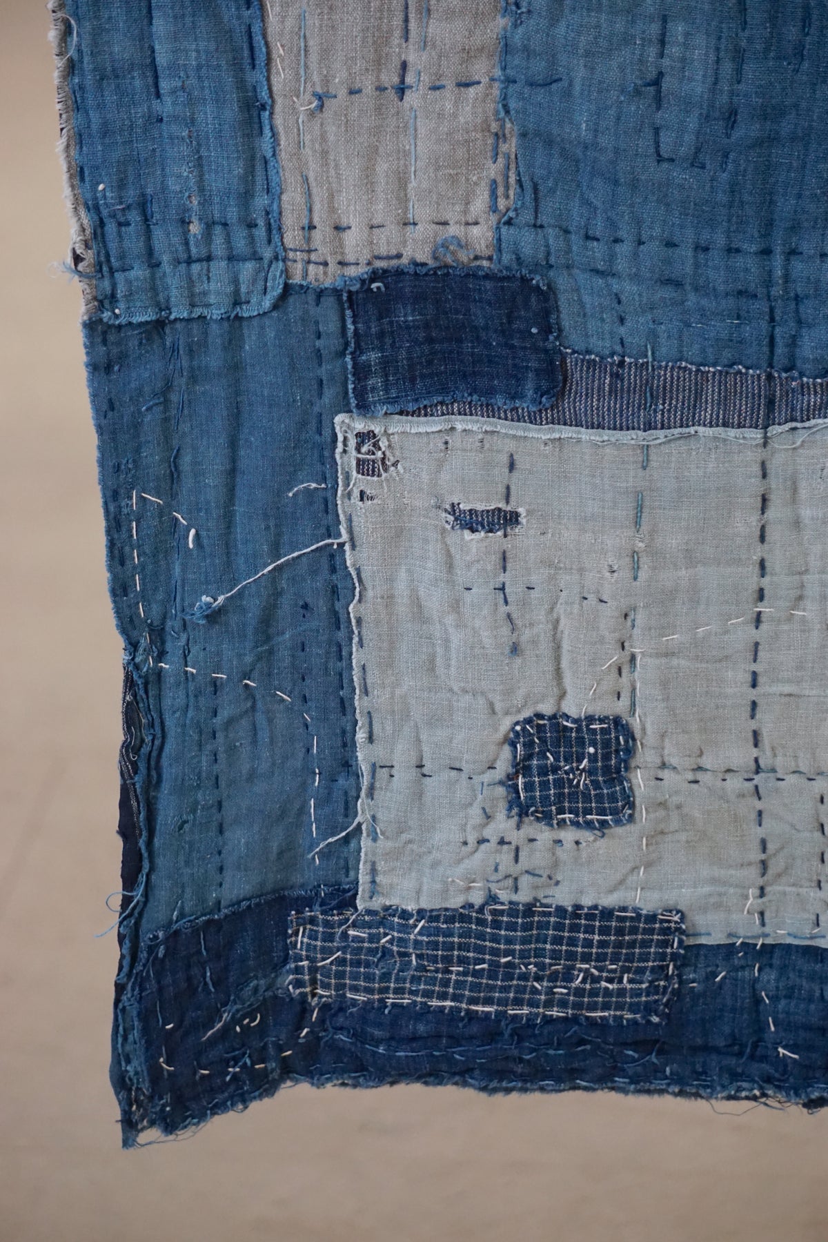 Antique Japanese Boro Textile, Late 19th Century