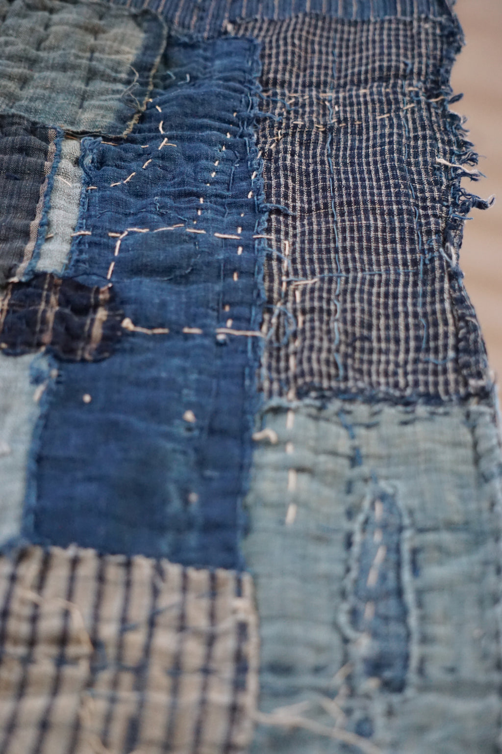 Antique Japanese Boro Textile, Late 19th Century