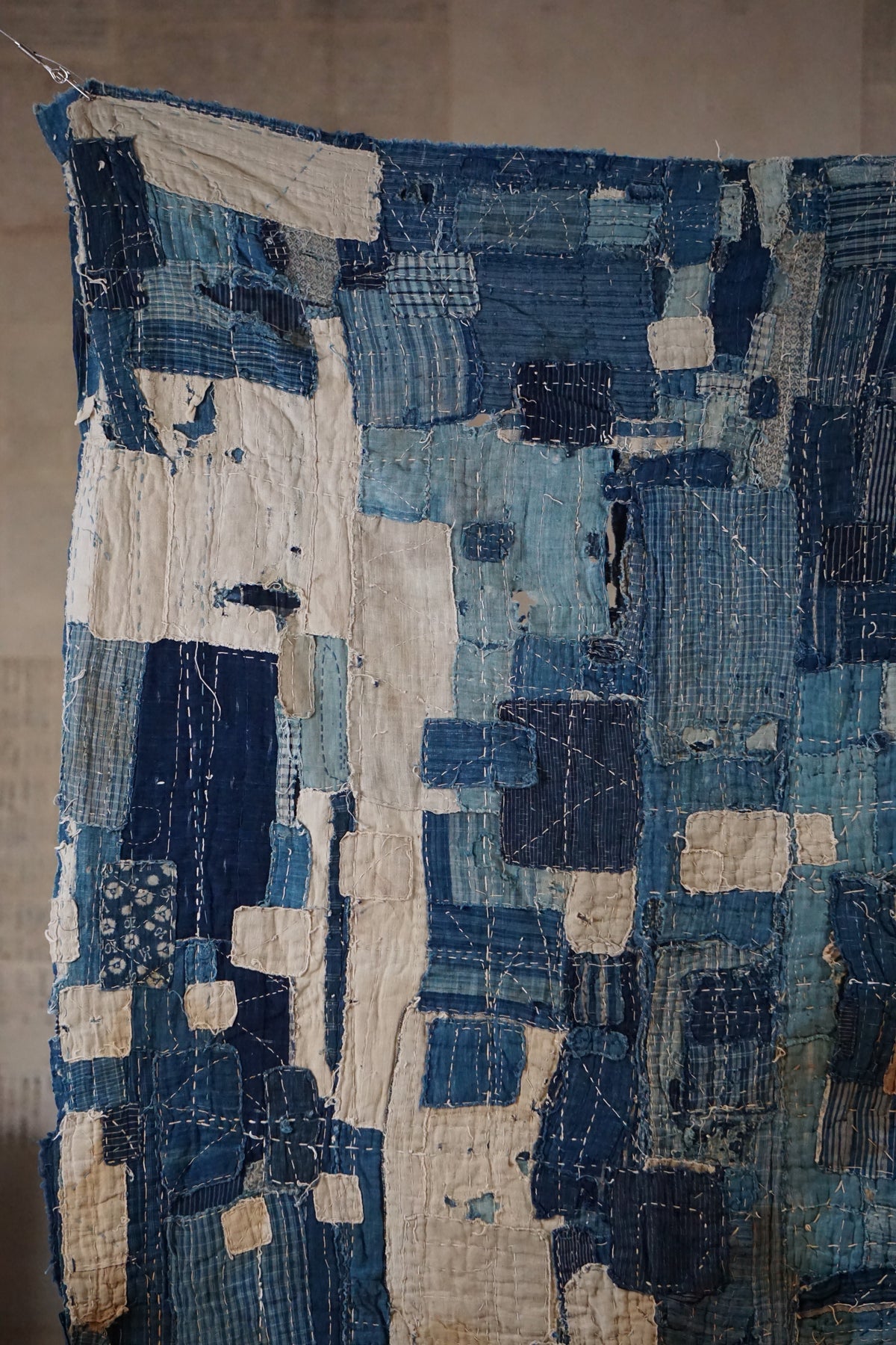 Antique Japanese Boro Textile, Late 19th Century