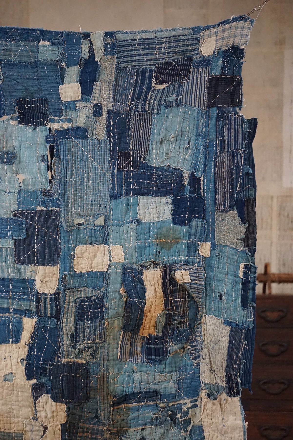 Antique Japanese Boro Textile, Late 19th Century