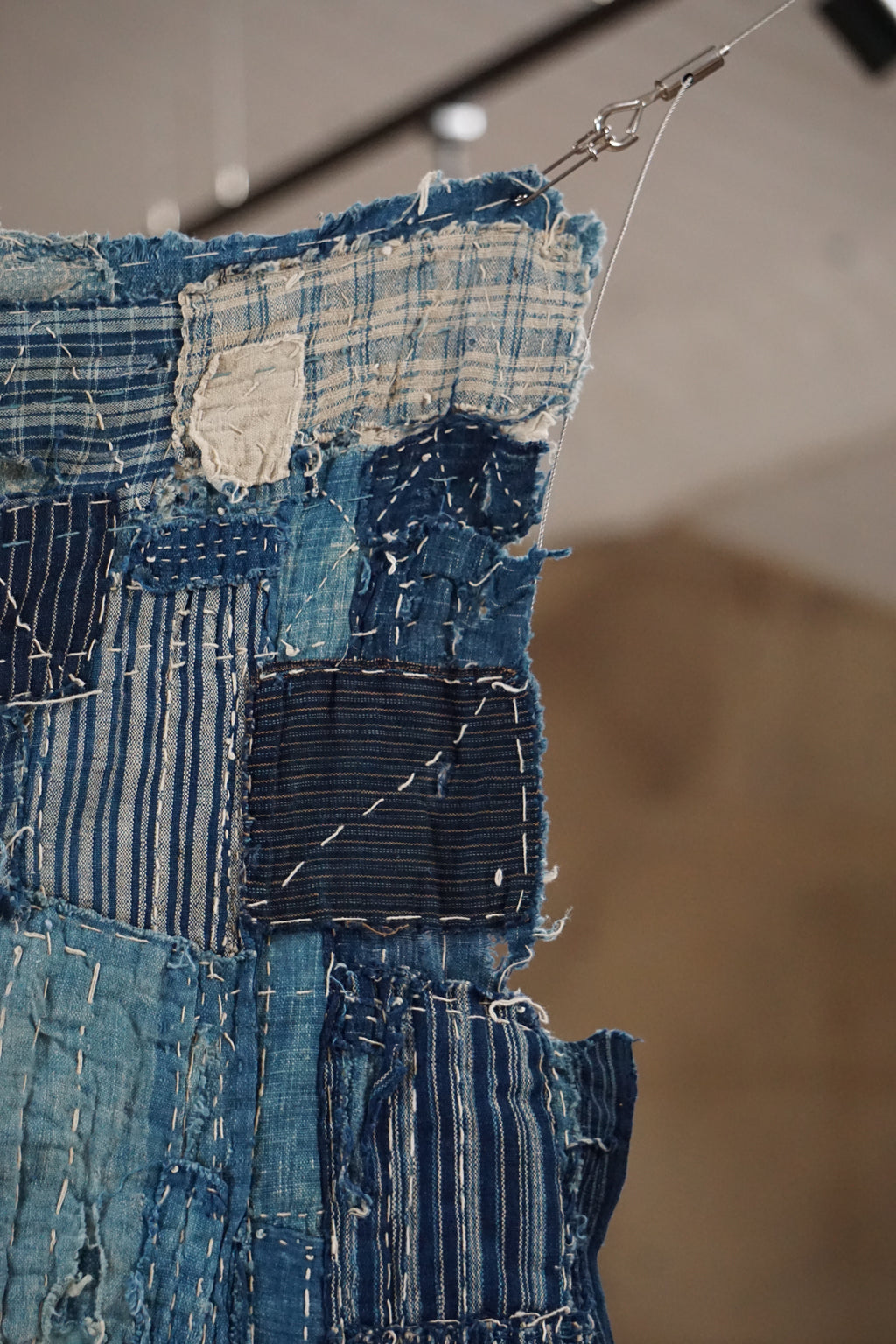 Antique Japanese Boro Textile, Late 19th Century