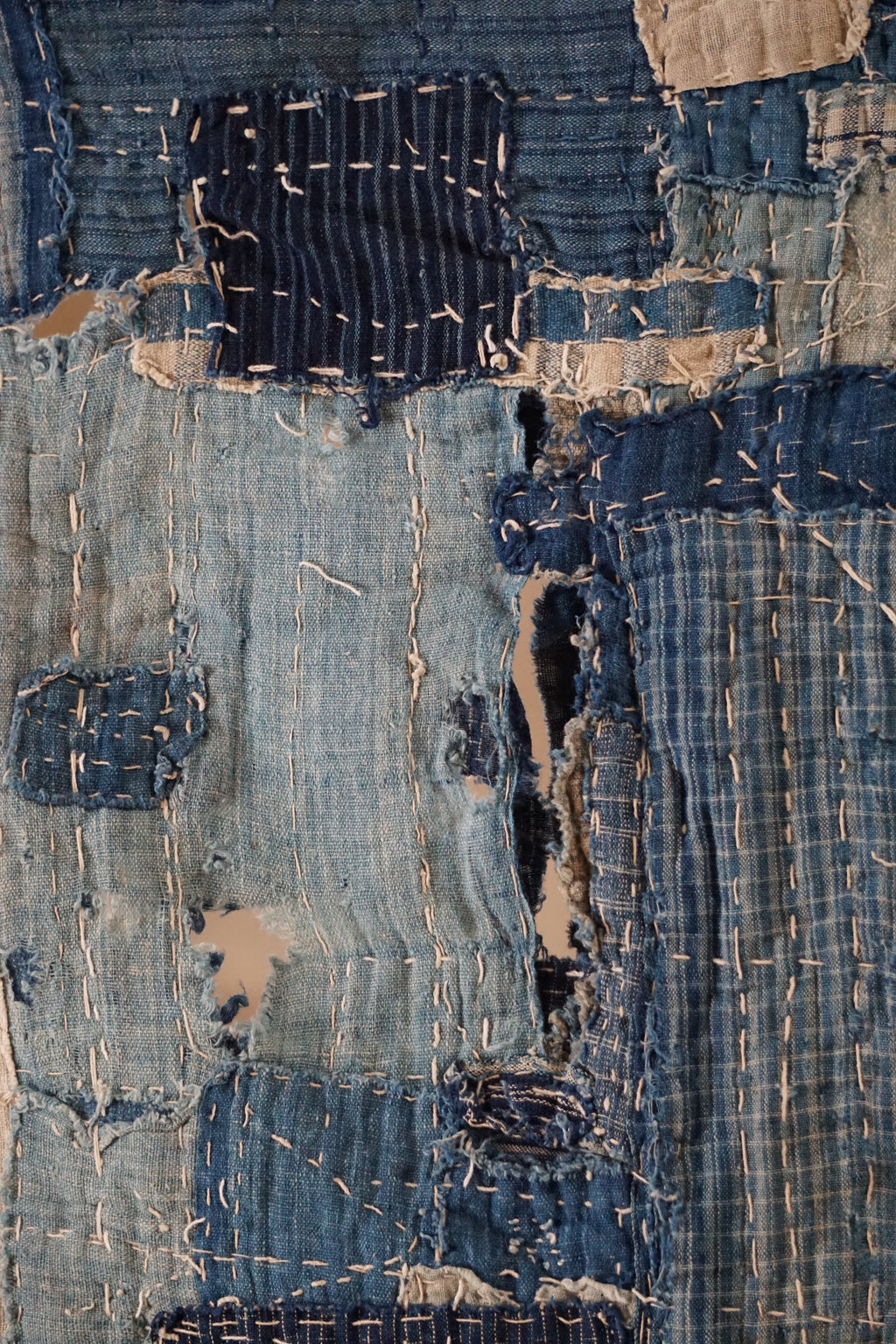 Antique Japanese Boro Textile, Late 19th Century