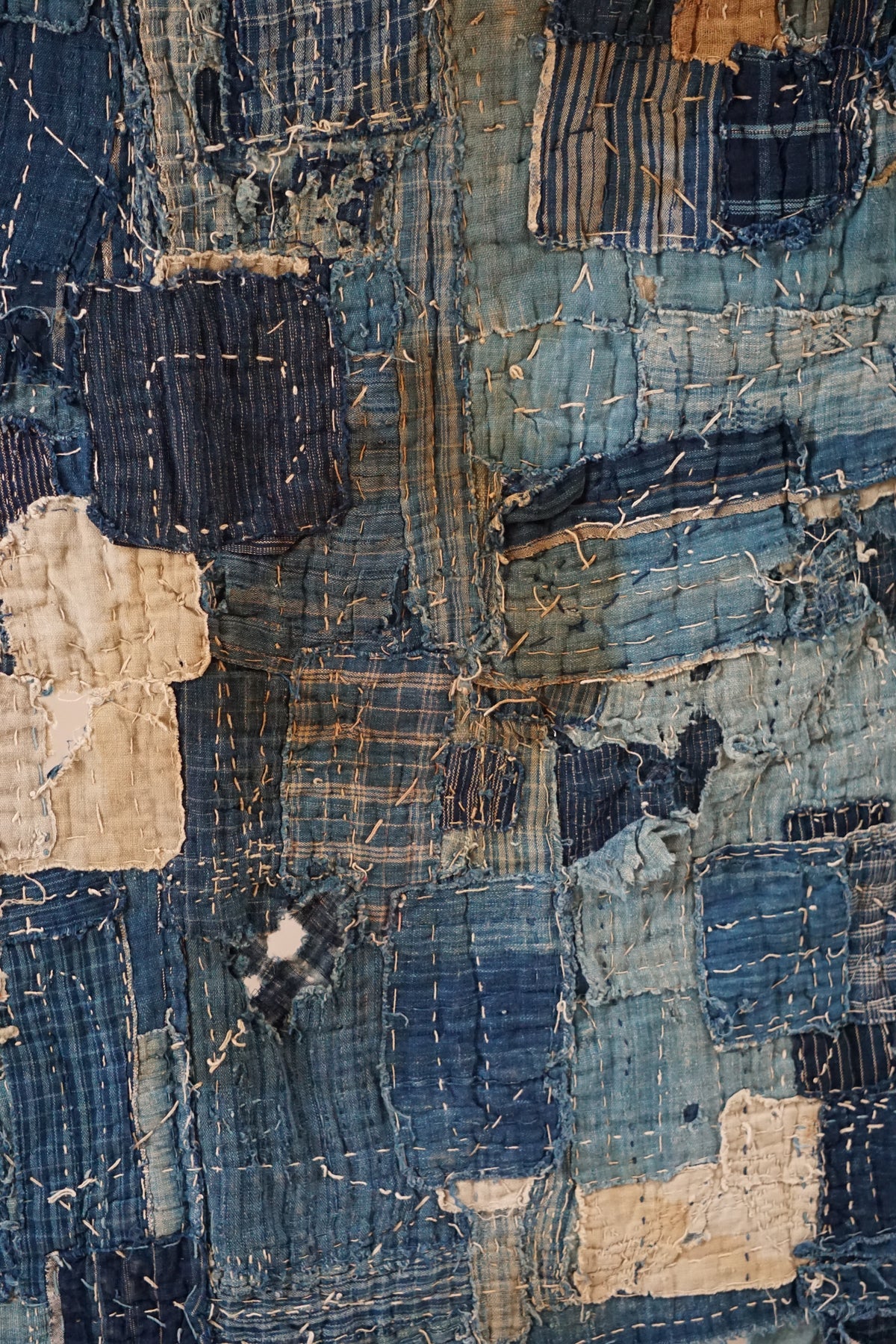 Antique Japanese Boro Textile, Late 19th Century