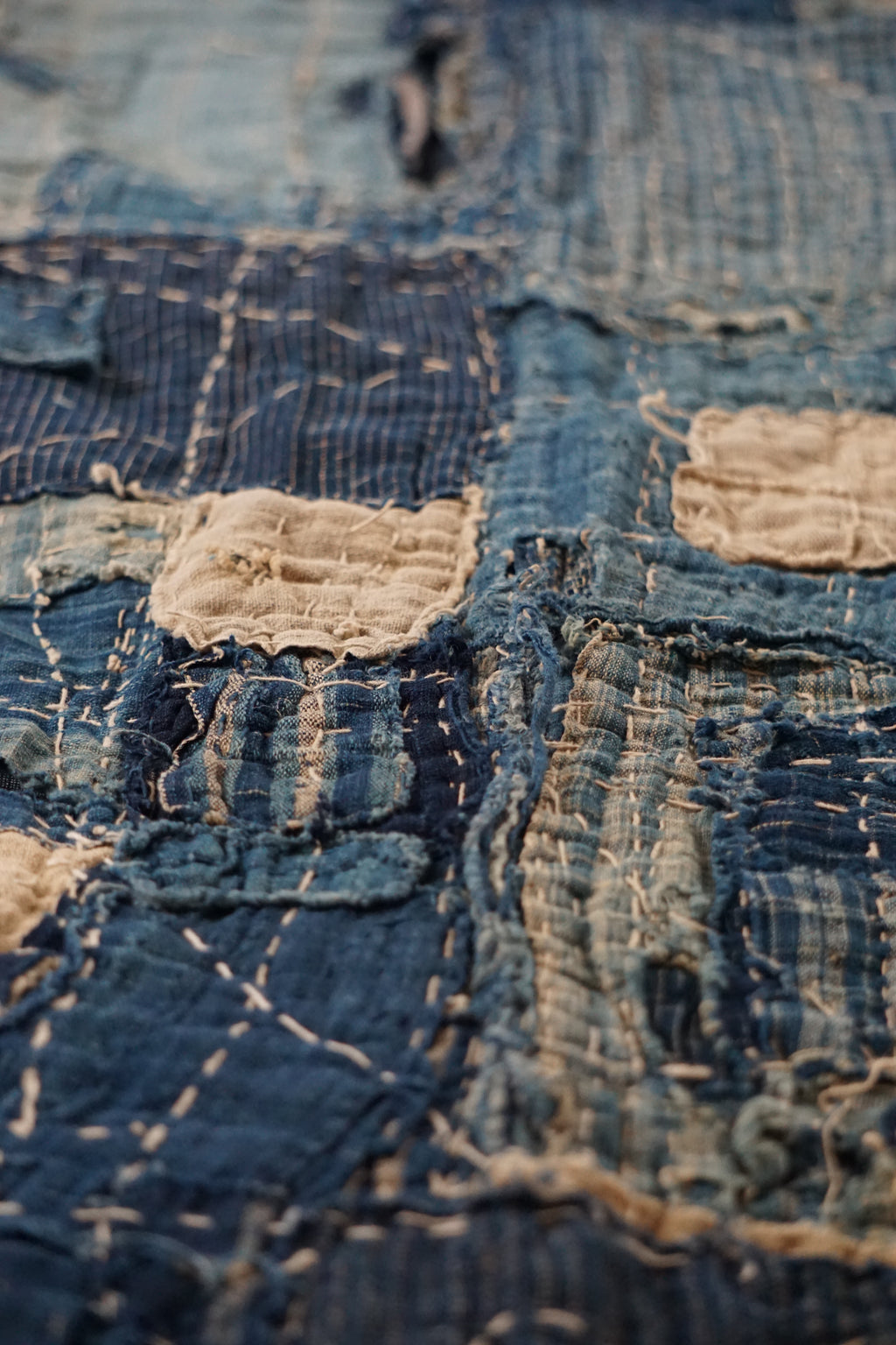 Antique Japanese Boro Textile, Late 19th Century