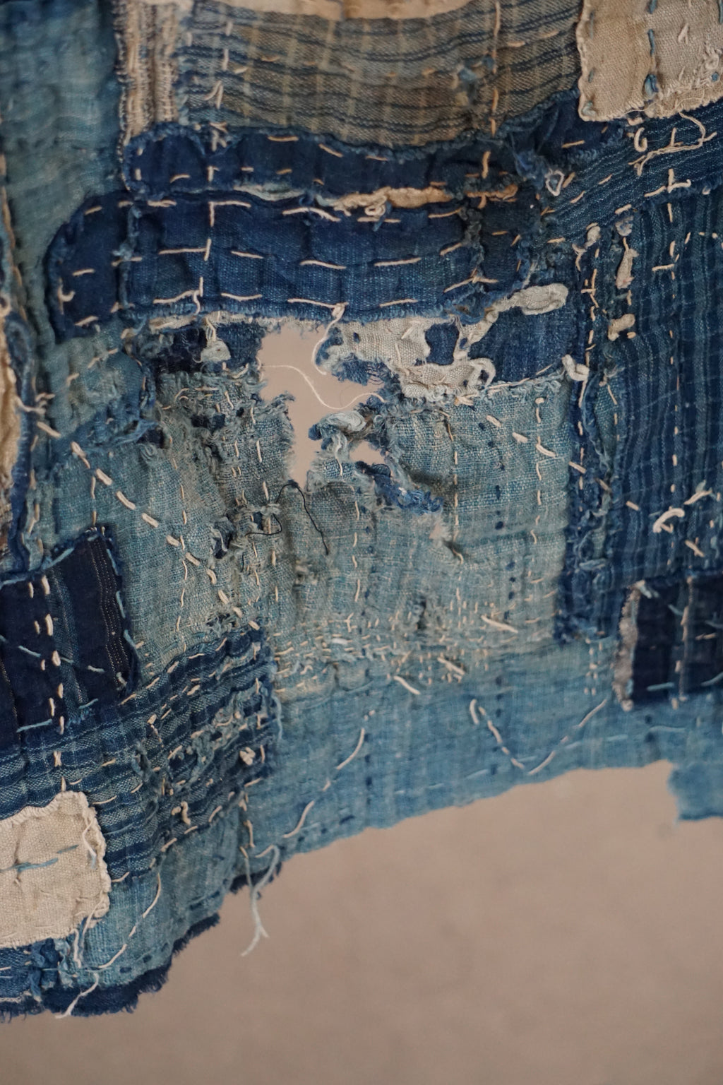 Antique Japanese Boro Textile, Late 19th Century