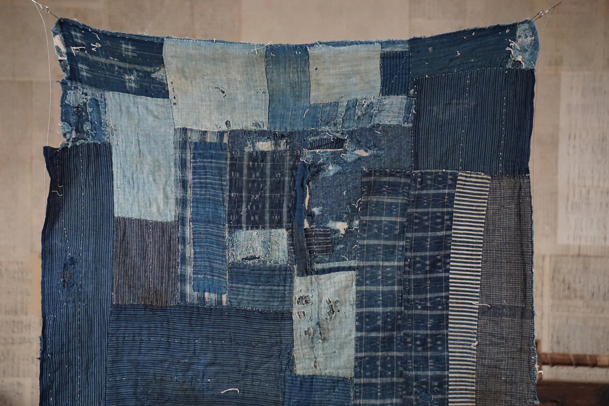 Antique Japanese Boro Textile, Late 19th Century