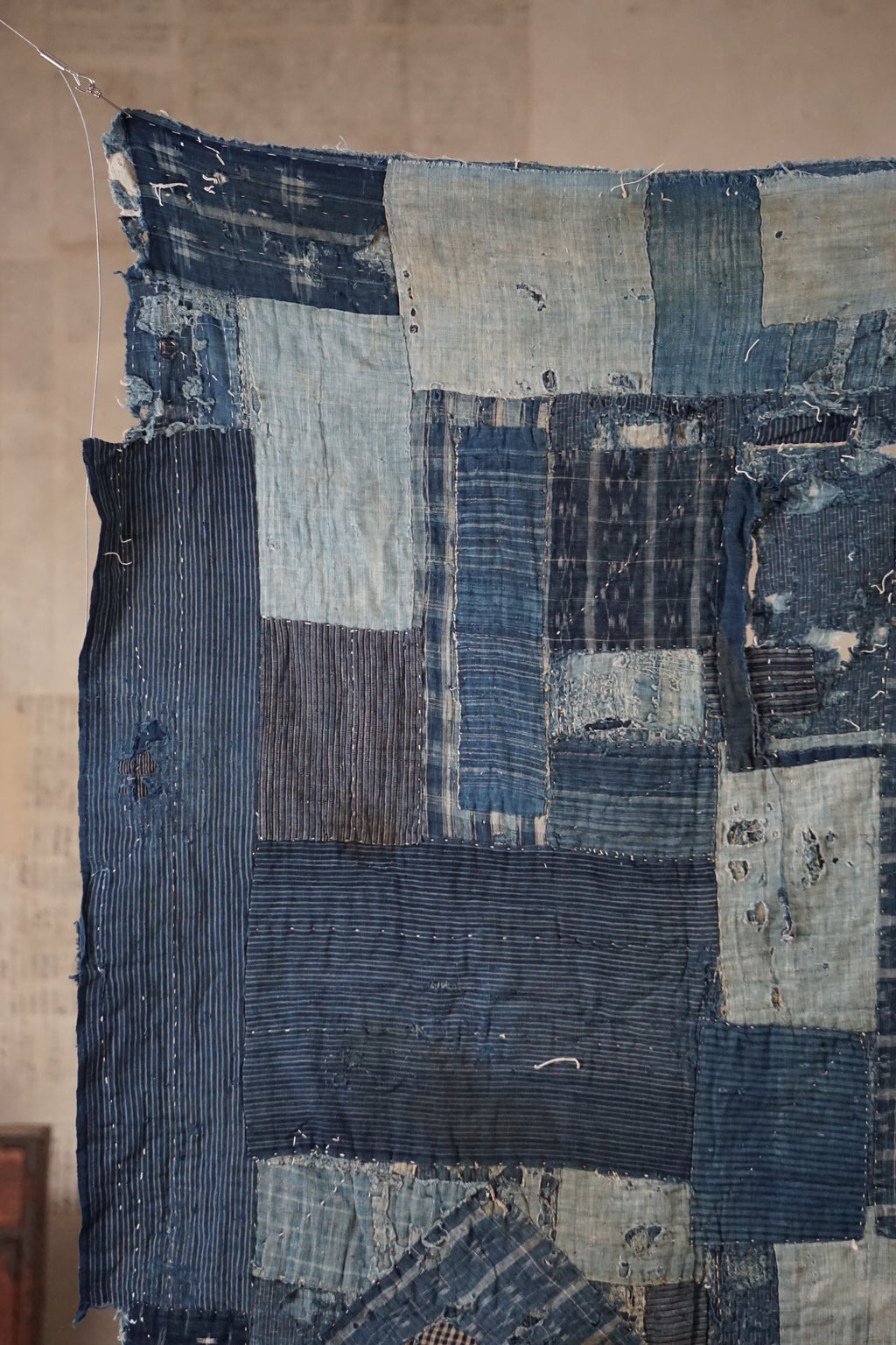 Antique Japanese Boro Textile, Late 19th Century