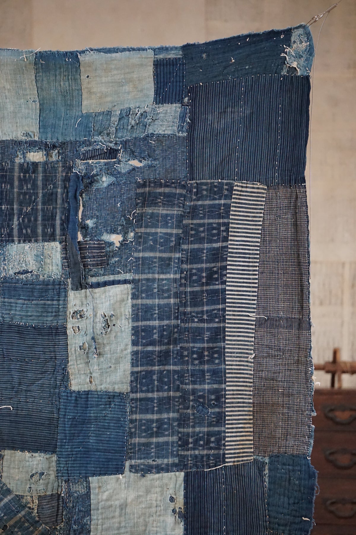 Antique Japanese Boro Textile, Late 19th Century