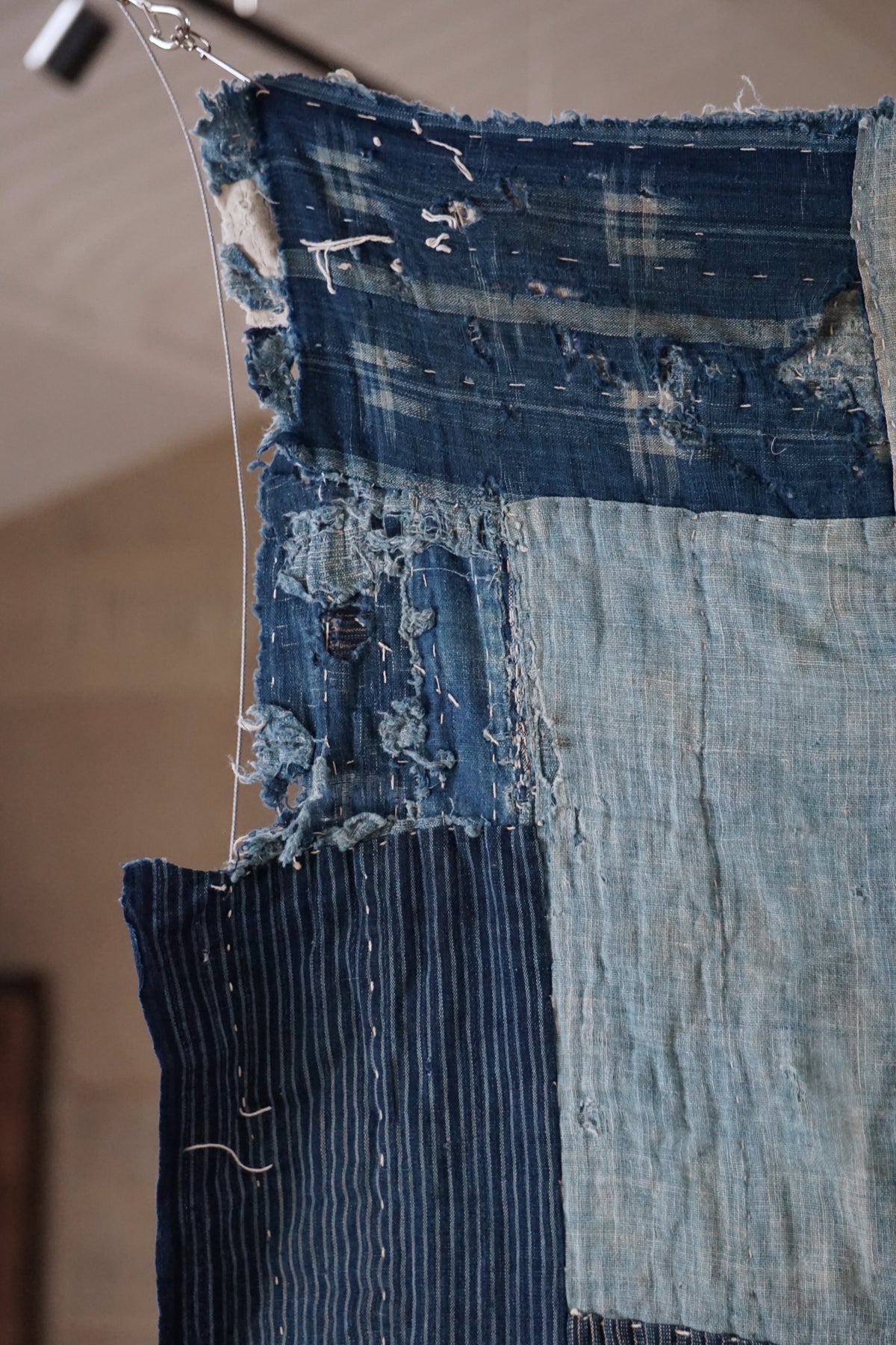 Antique Japanese Boro Textile, Late 19th Century