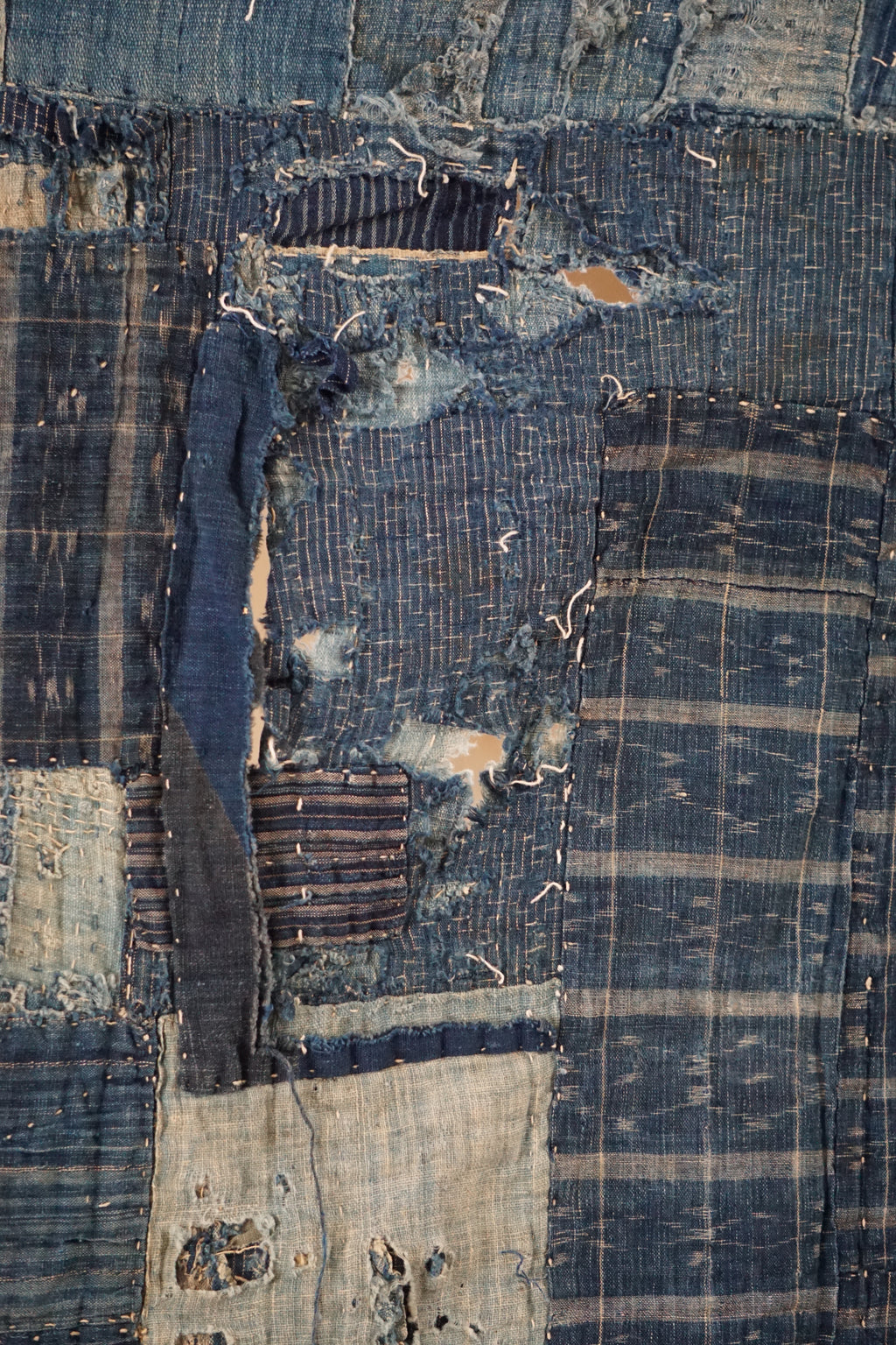 Antique Japanese Boro Textile, Late 19th Century