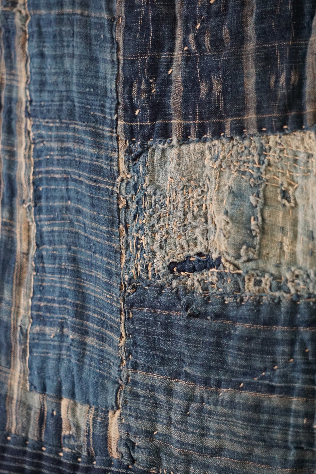 Antique Japanese Boro Textile, Late 19th Century