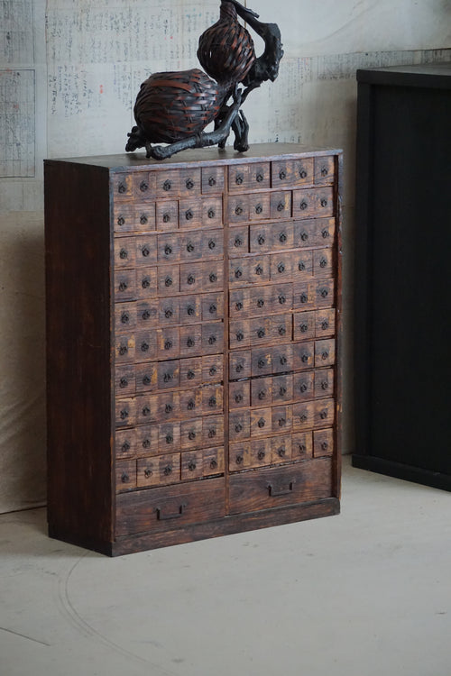 18C Antique Japanese Apothecary Cabinet