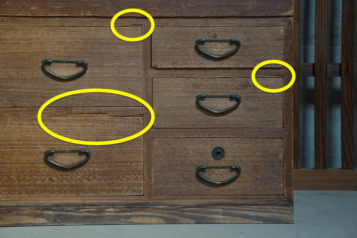 Mid 20C Vintage Japanese 3-Tier Tansu Chest