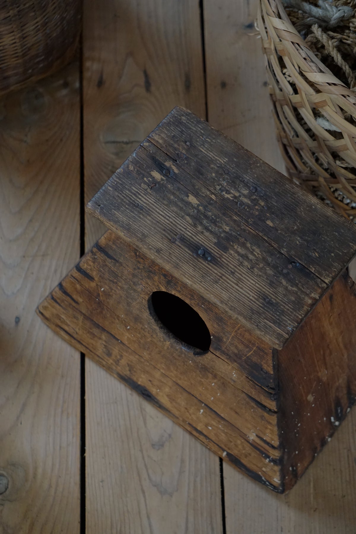 Early 20C Antique Street Vendor's Stool - Meiji Era