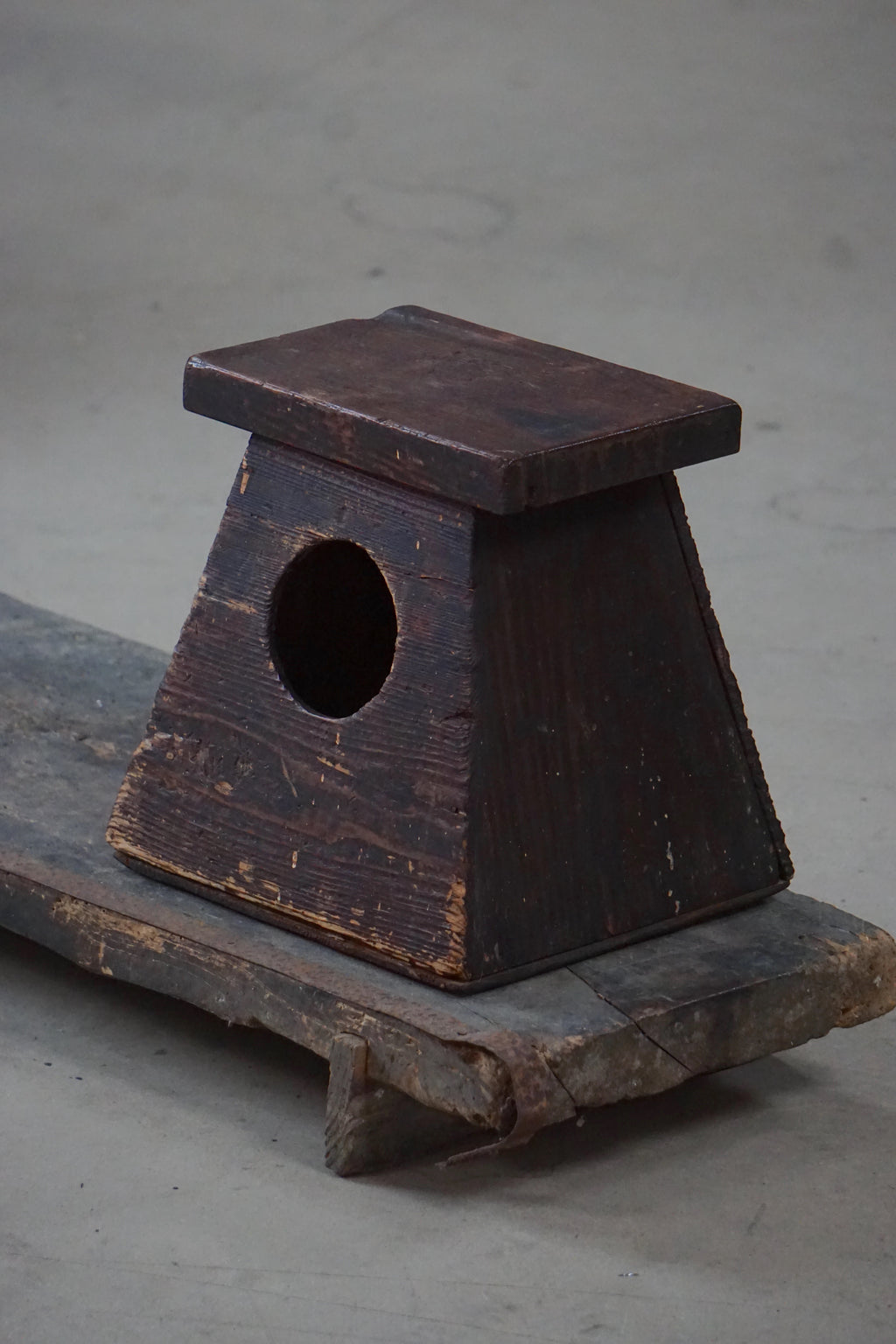 Early 20C Antique Street Vendor's Stool