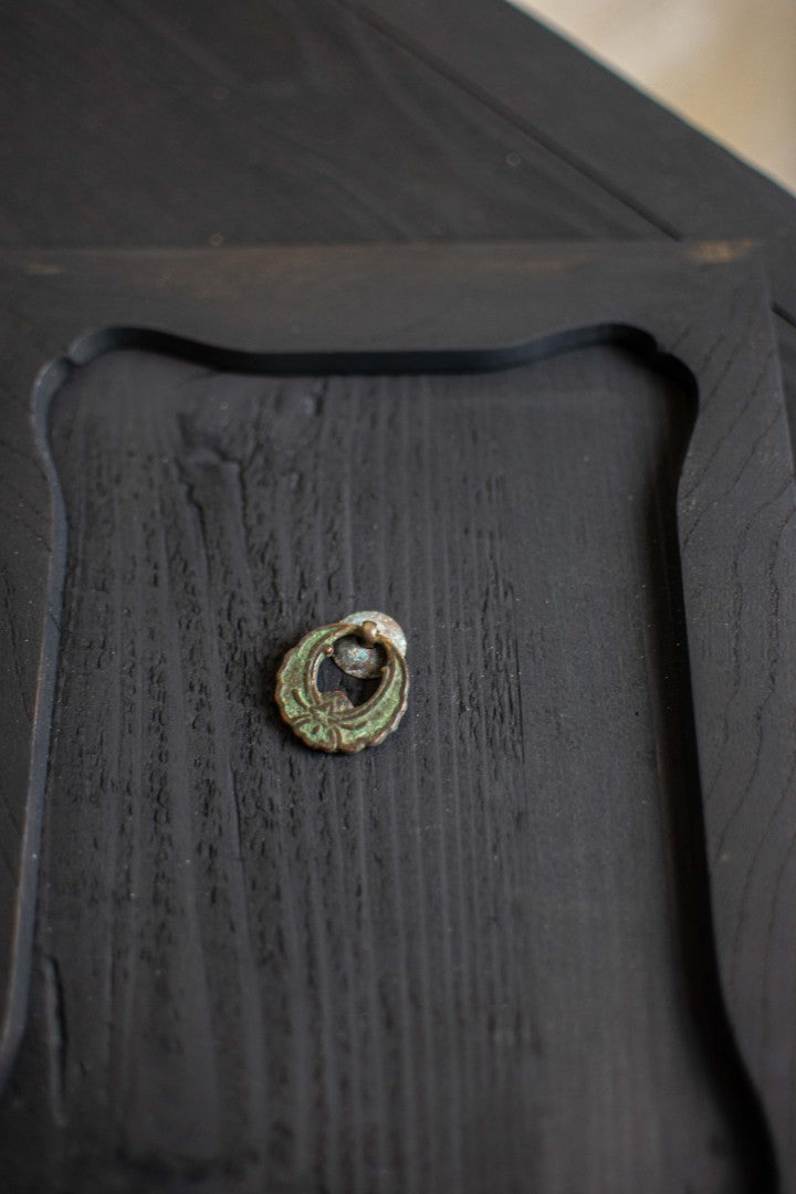 Antique Ebonised Japanese Mizuya Tansu Cabinet