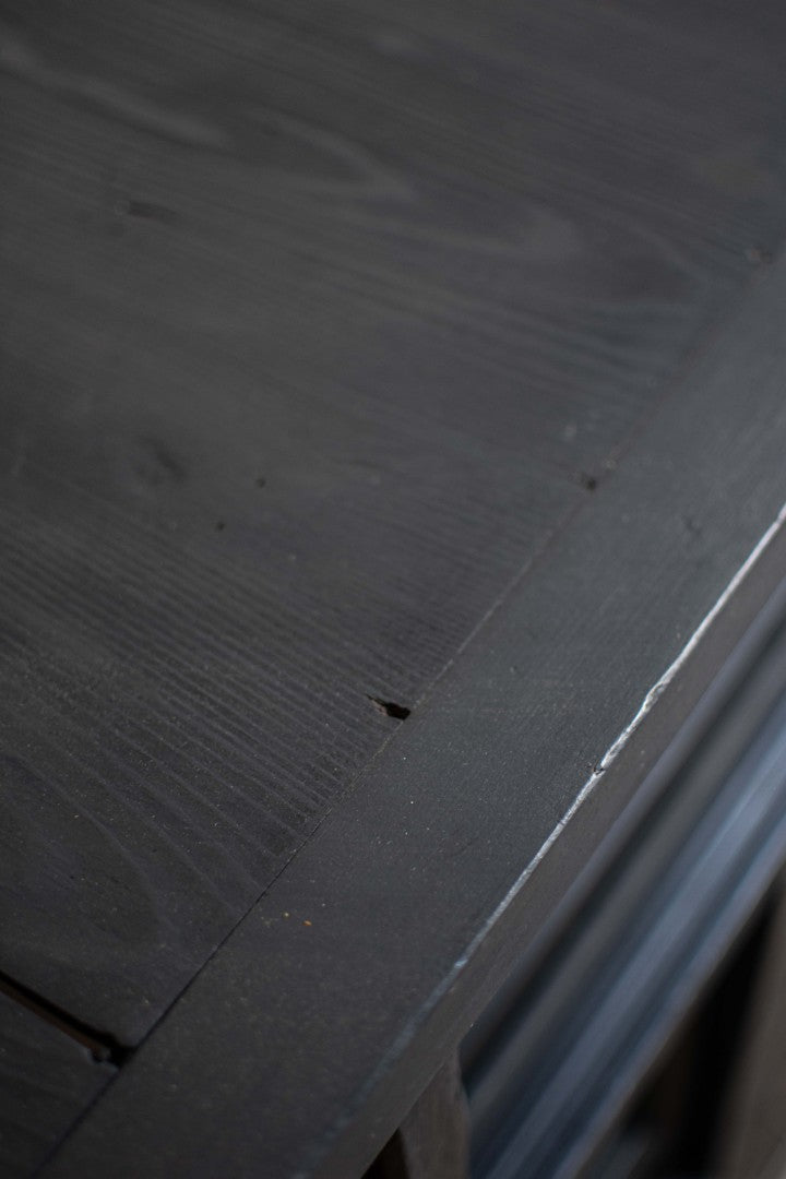Antique Ebonised Japanese Mizuya Tansu Cabinet