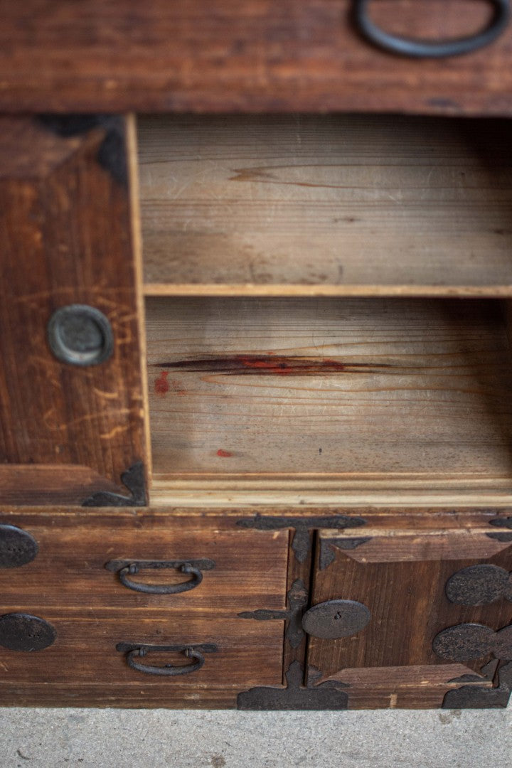 Antique Japanese Mid-size Tansu