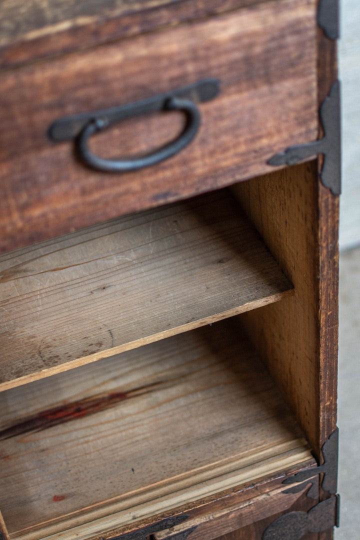 Antique Japanese Mid-size Tansu