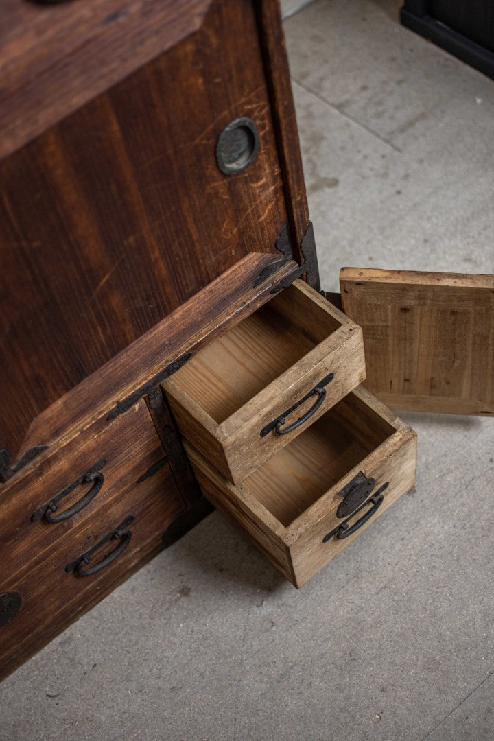 Antique Japanese Mid-size Tansu