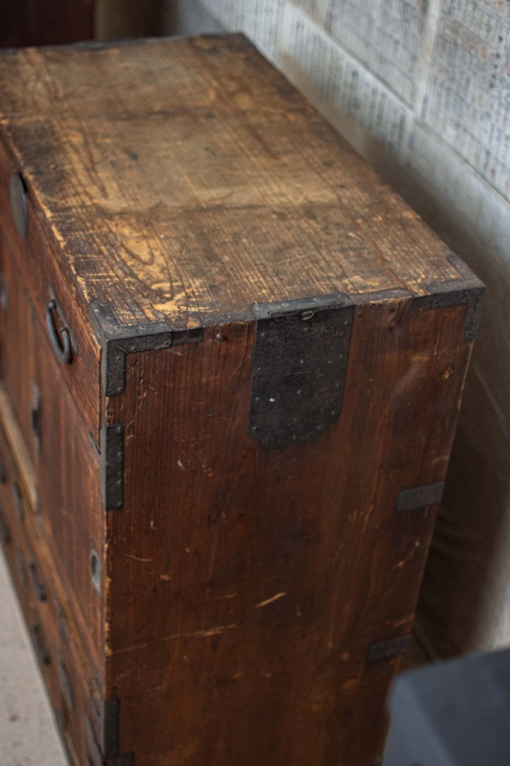 Antique Japanese Mid-size Tansu