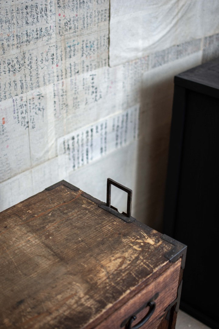 Antique Japanese Mid-size Tansu