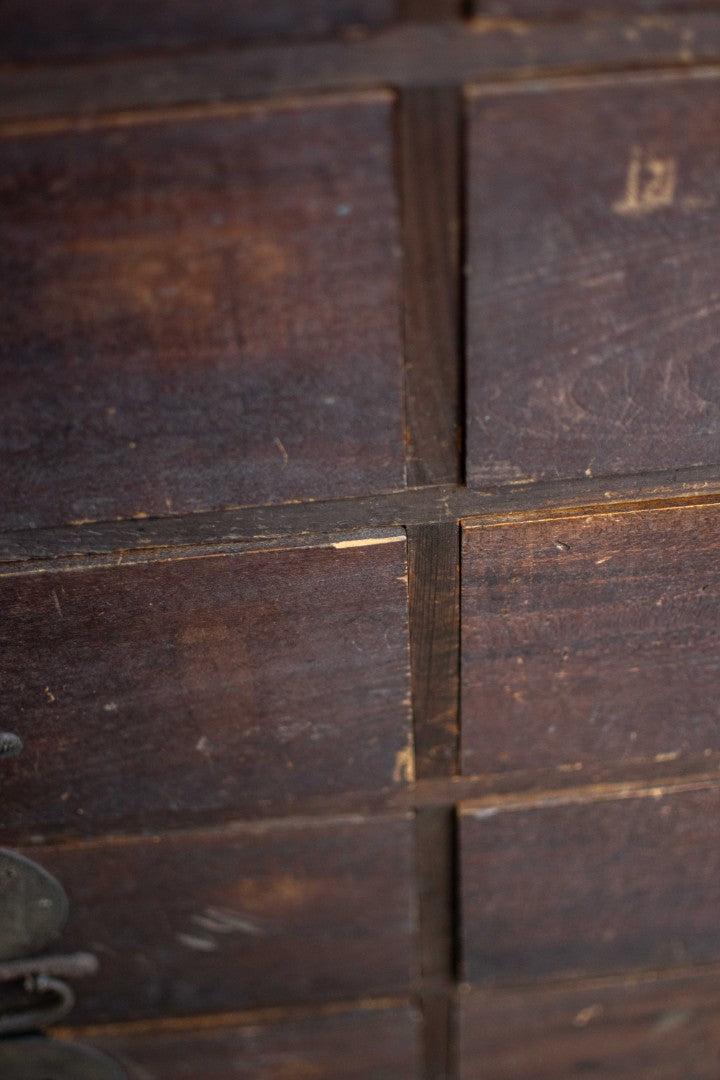 Early 20C Antique Japanese Ten-Drawer Document Tansu Chest