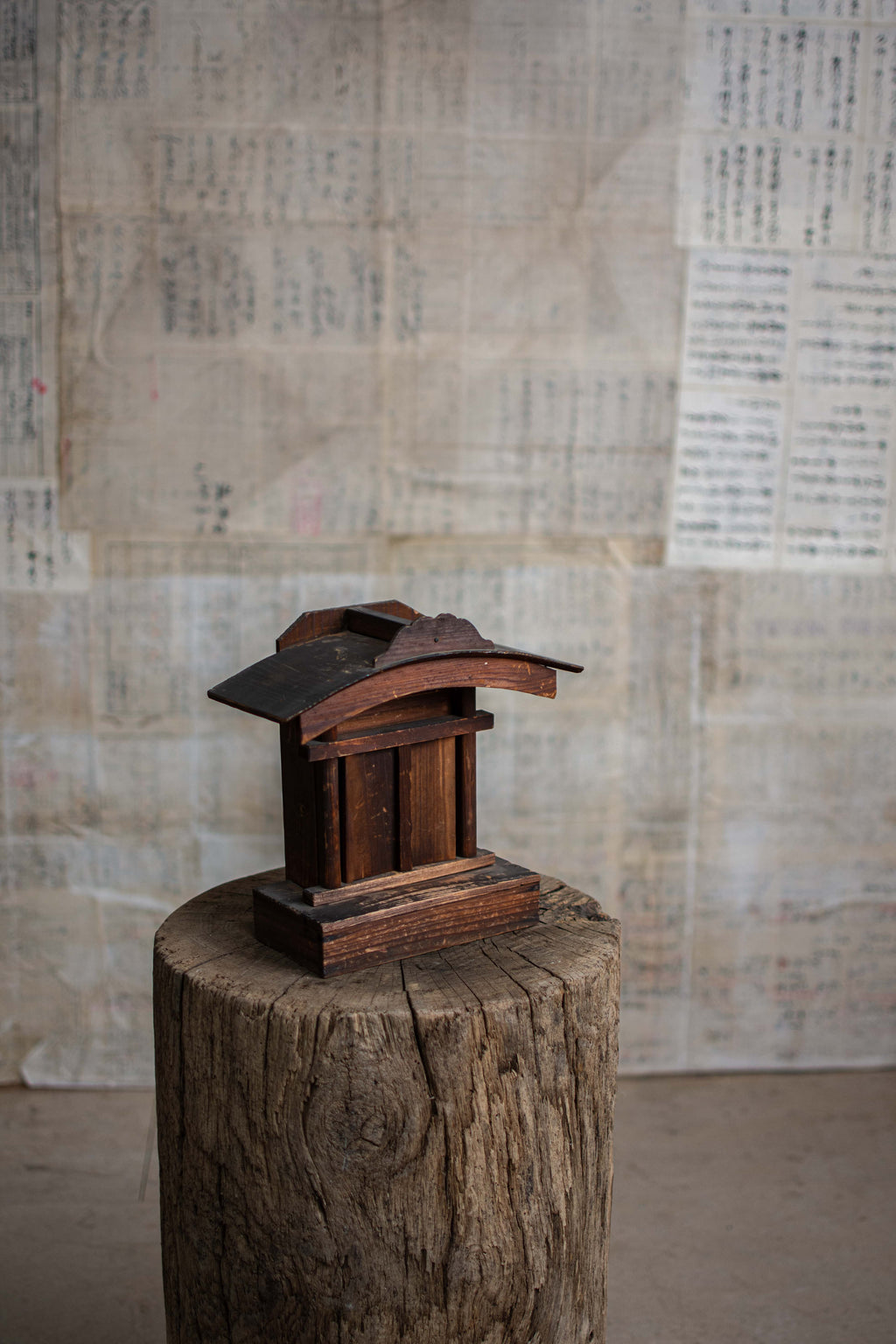 Wooden Kamidana Shrine - Miniature Shinto Altar