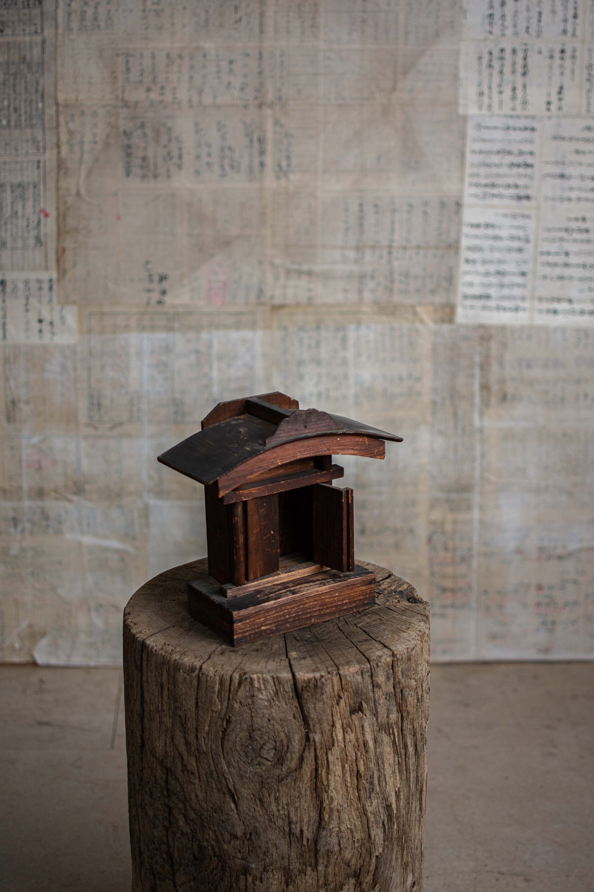 Wooden Kamidana Shrine - Miniature Shinto Altar