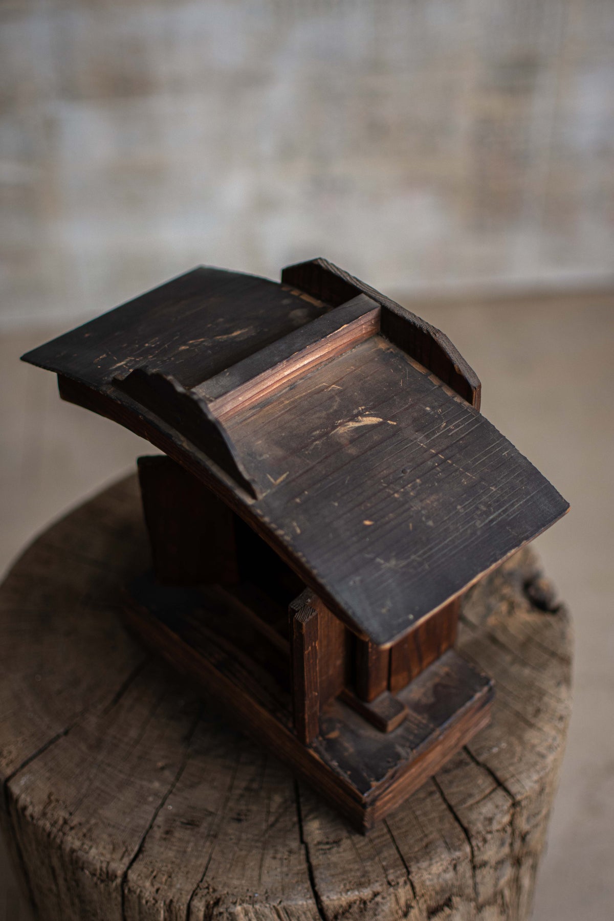 Wooden Kamidana Shrine - Miniature Shinto Altar