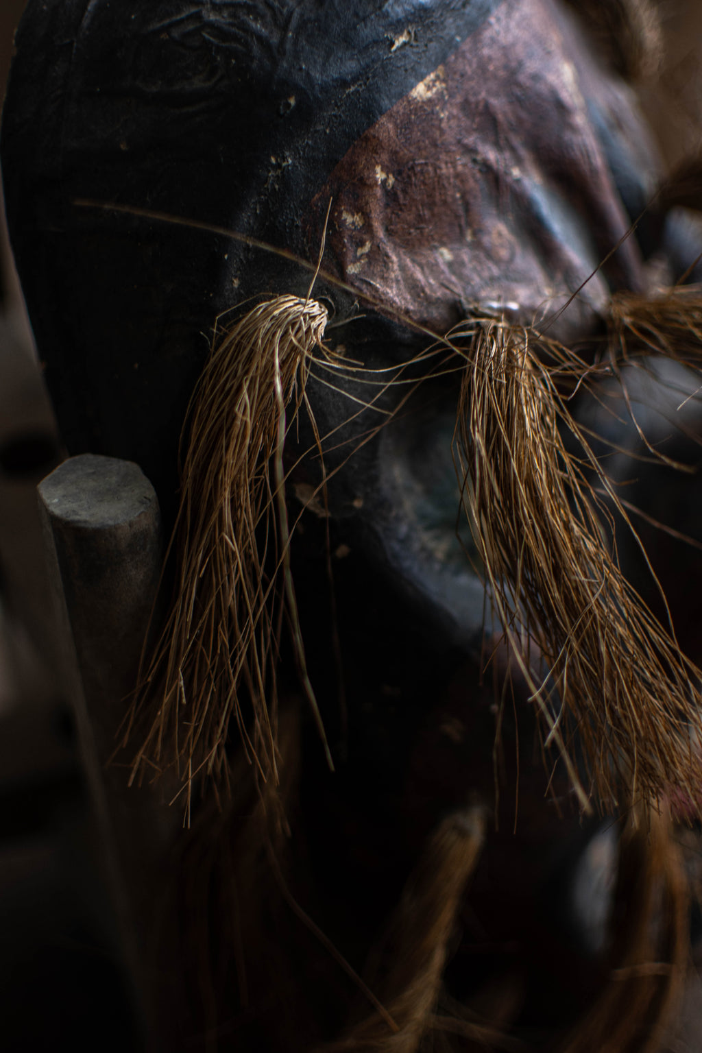 Papier-mache Tengu Mask
