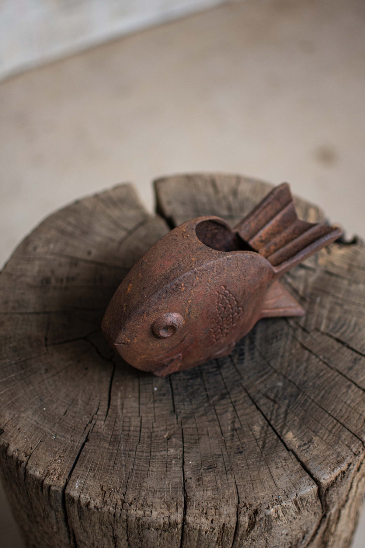 Cast Iron Tai Fish Incense Burner - Nambu Tekki