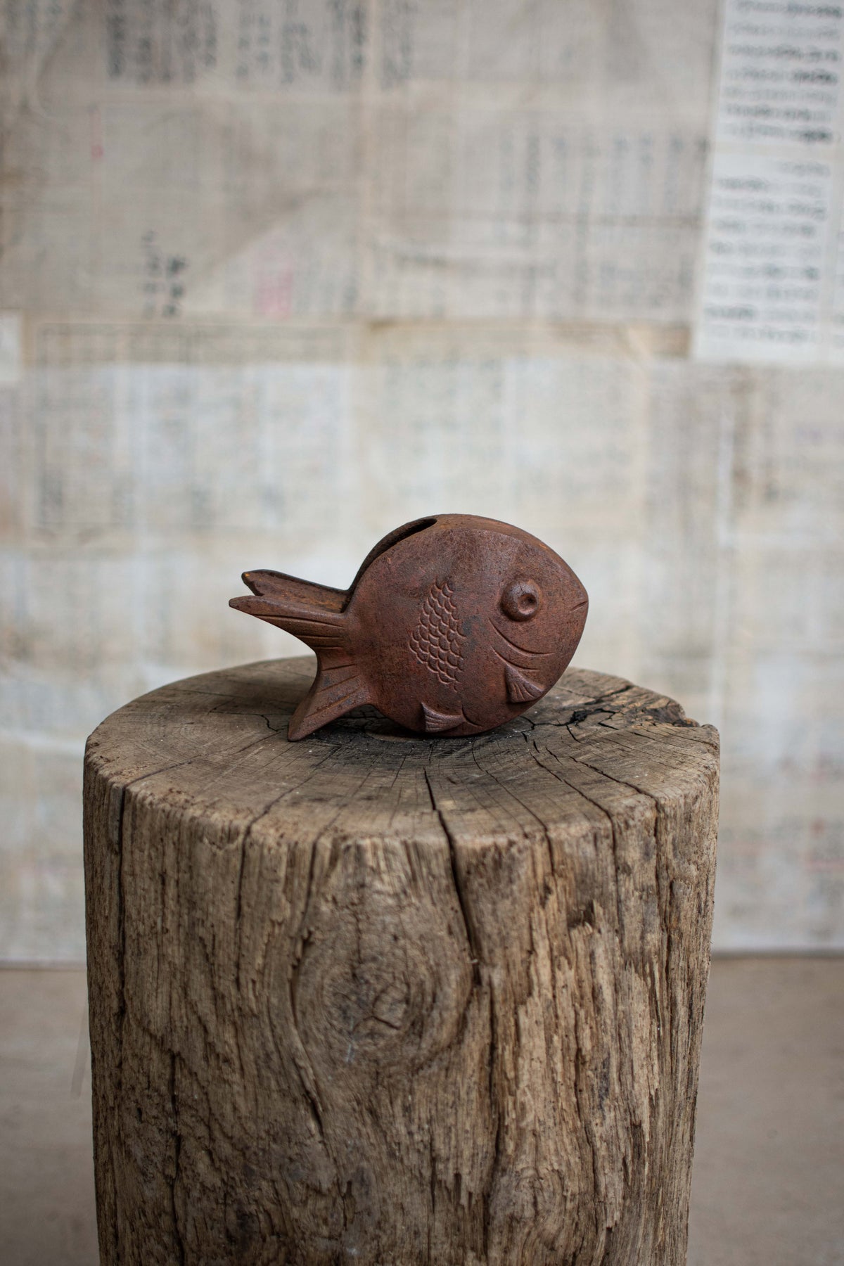 Cast Iron Tai Fish Incense Burner - Nambu Tekki
