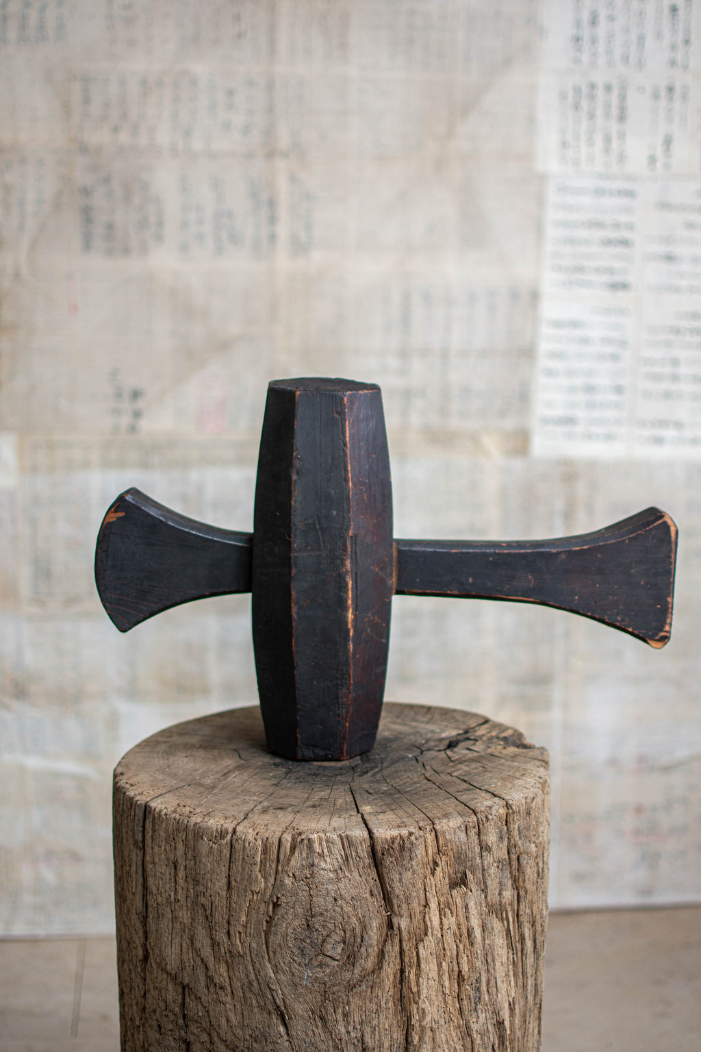 Antique Japanese Wooden Mallet