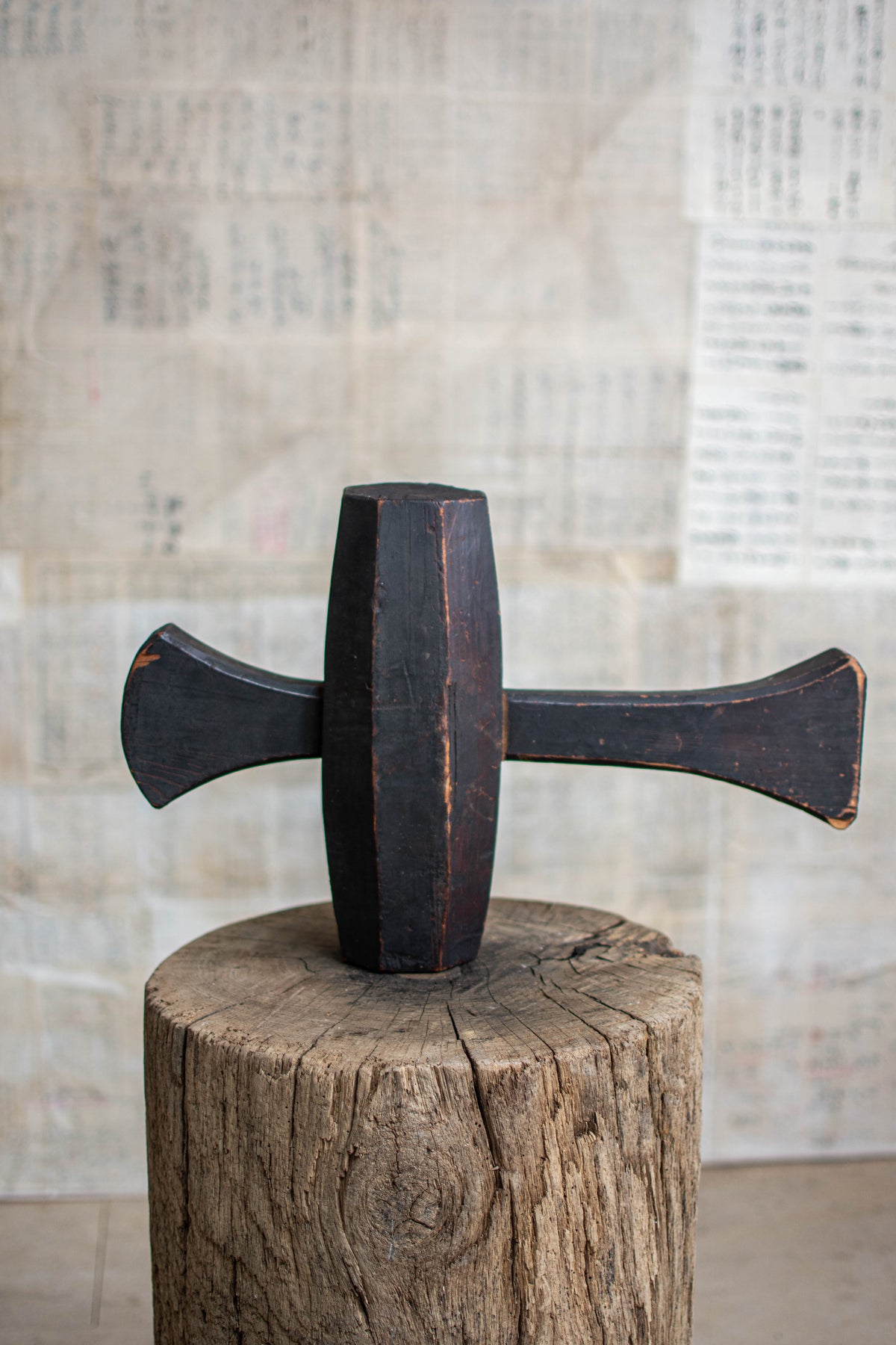 Antique Japanese Wooden Mallet