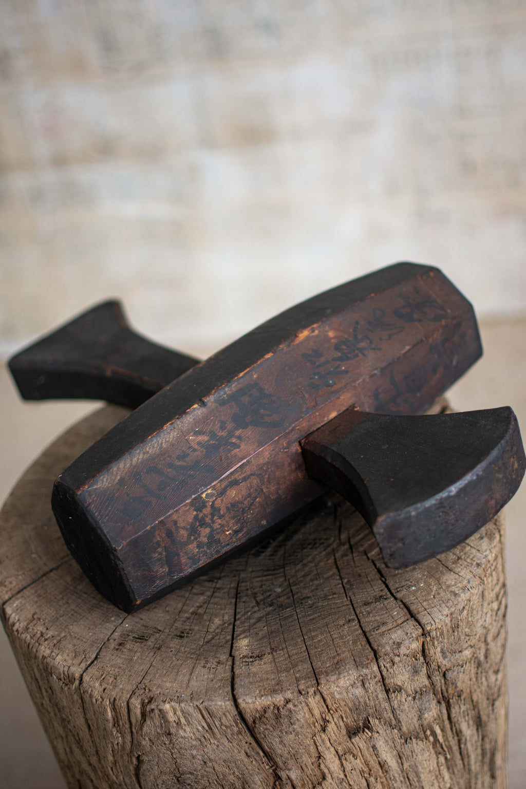 Antique Japanese Wooden Mallet