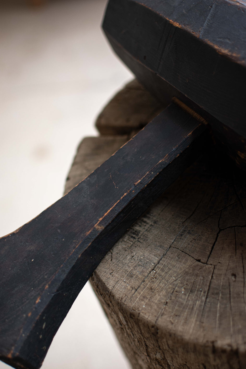 Antique Japanese Wooden Mallet