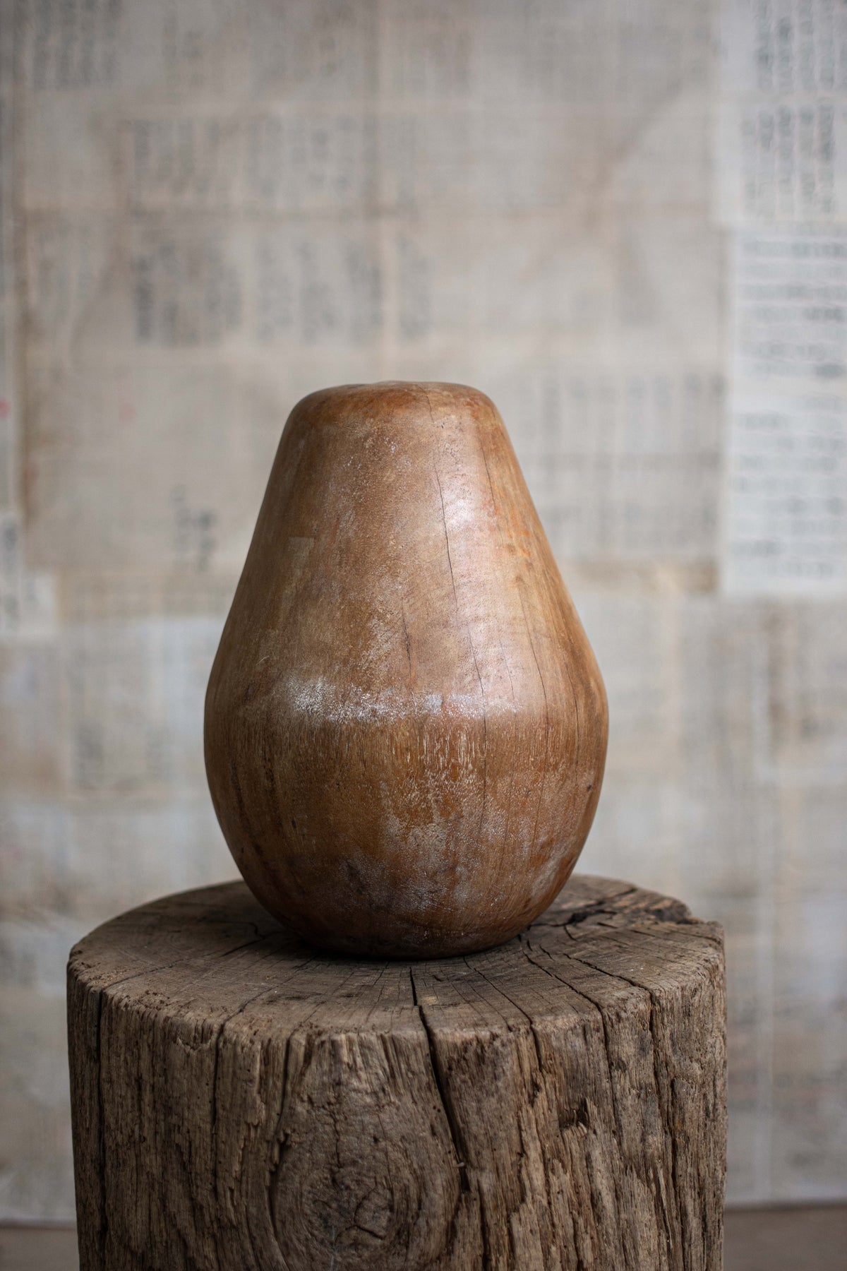 Large Wooden Daruma Mould
